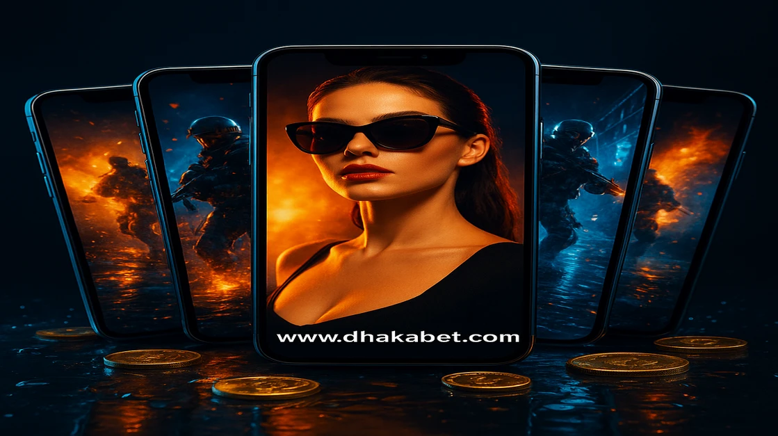 Dhaka game গেমিং প্ল্যাটফর্মের মোবাইল গেমিং জগতের বৈচিত্র্যকে তুলে ধরা একটি স্মার্টফোন-সংগ্ৰহ, যেখানে ৭৭৭ গেমিং প্ল্যাটফর্মের গেমগুলোর পাশাপাশি উজ্জ্বল অ্যাকশন-ভিত্তিক শুটার গেমগুলোও রয়েছে।